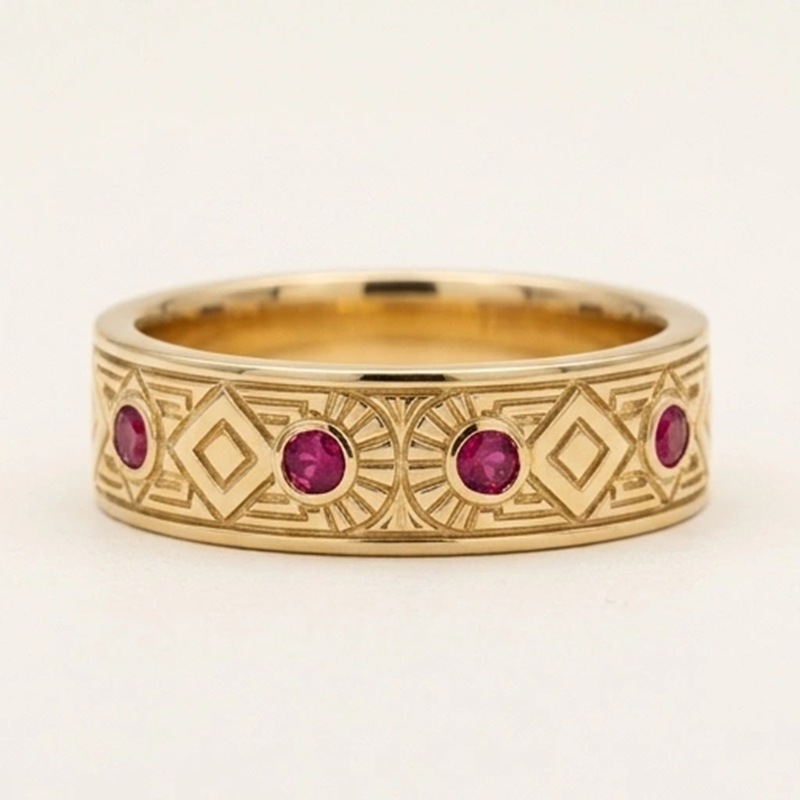 Men's Ruby Ring
