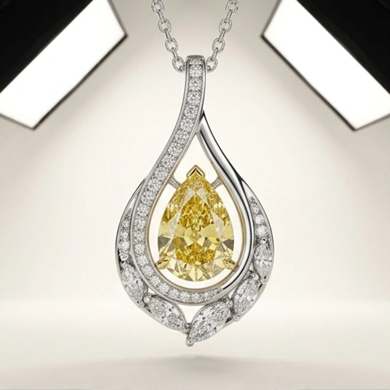 Fancy Yellow Diamond Pendant