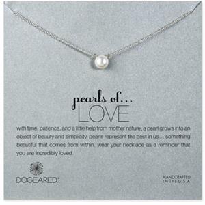 Dogeared Sterling Silver Pearl 