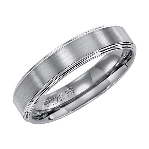 ArtCarved Plain Tungsten Carbide Mens Wedding bands. Arthur's Jewelers