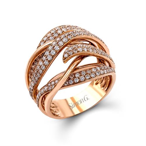 Simon G 18K - Rose Gold Diamond Rings. Diamond Engagement Rings & Lab ...