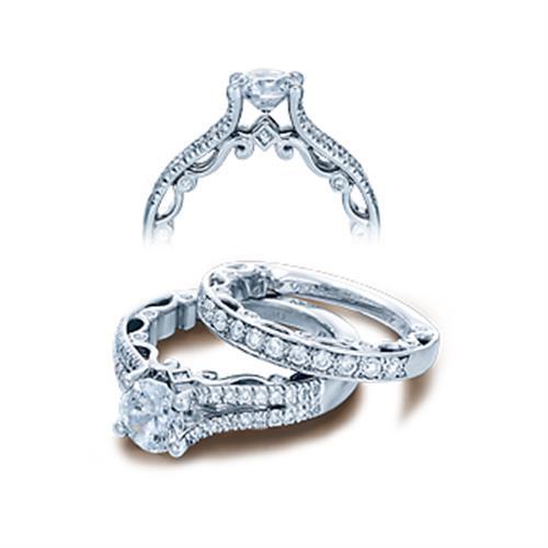 VERRAGIO Halo 18K - White Gold Diamond Engagement Ring. Diamond ...