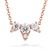 Picture of Aerial Triple Diamond Necklace