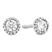 Picture of Liliana Milgrain Single Diamond Earrings