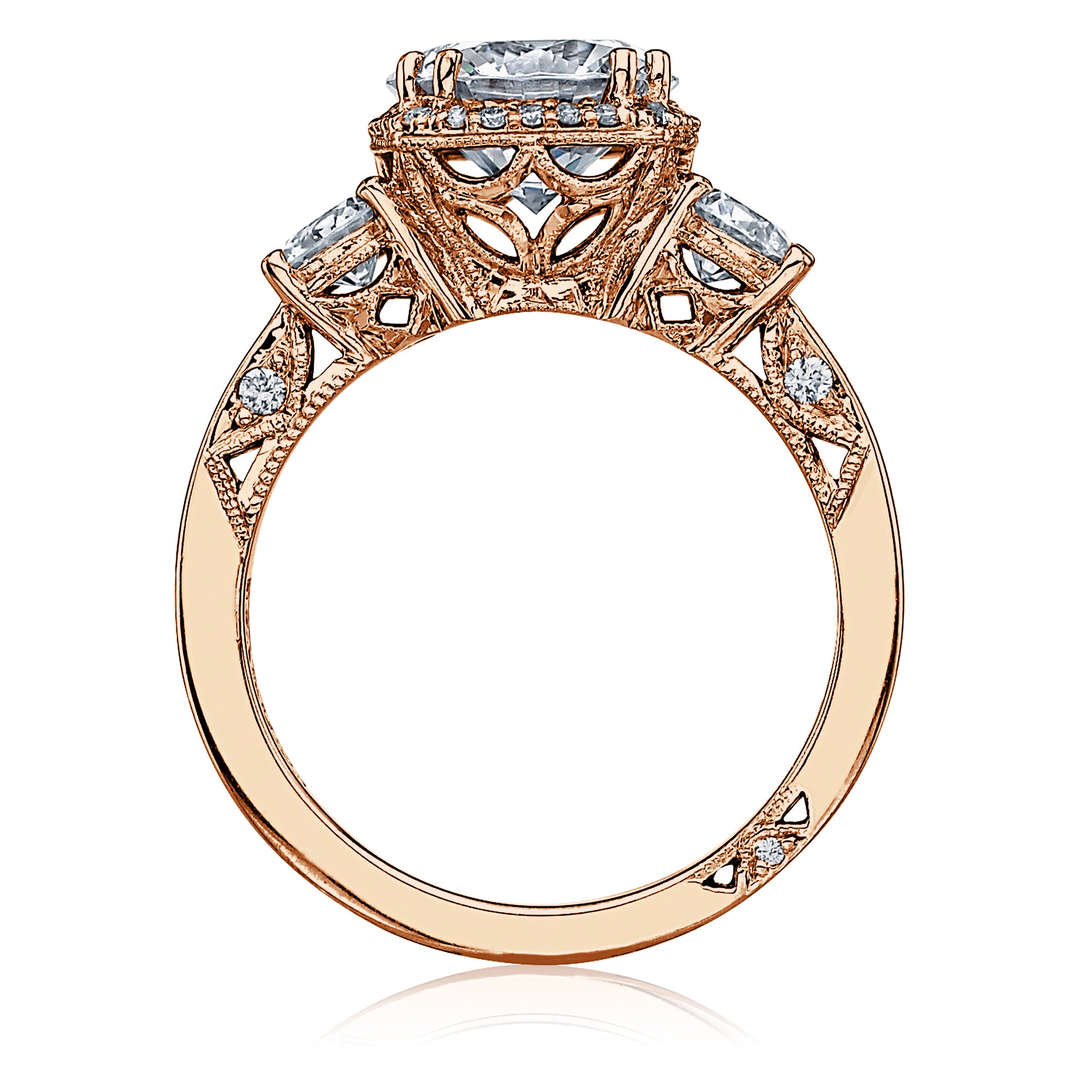 Tacori Three Stone 18K - White Gold Diamond Engagement Ring. Arthur's ...