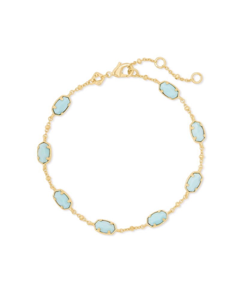 Abbie Gold Satellite Chain Bracelet in Ivory Mother-of-Pearl | Kendra Scott