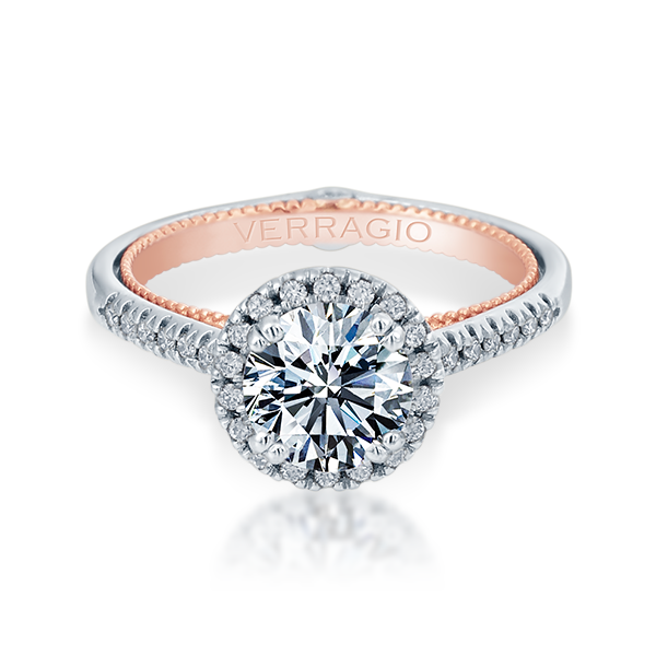 verragio rose gold engagement rings