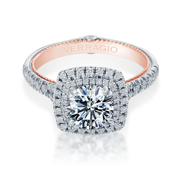 Shop Women's Pear Round Rose Gold Two Tone Classic Verragio A.JAFFE Coast  Diamond Utwo Centennial at Robbins Brothers