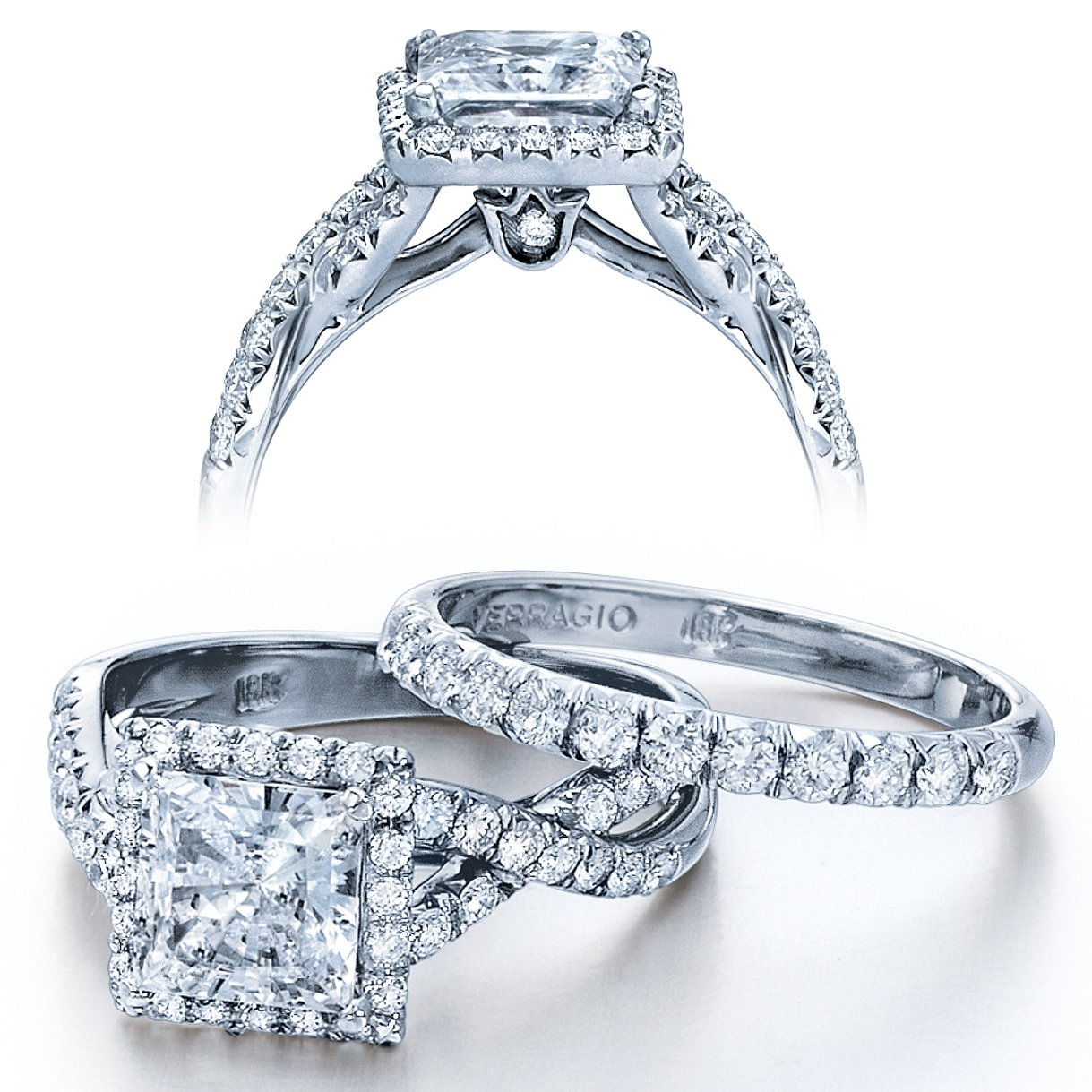 Verragio Twist White Gold Diamond Engagement Arthur's