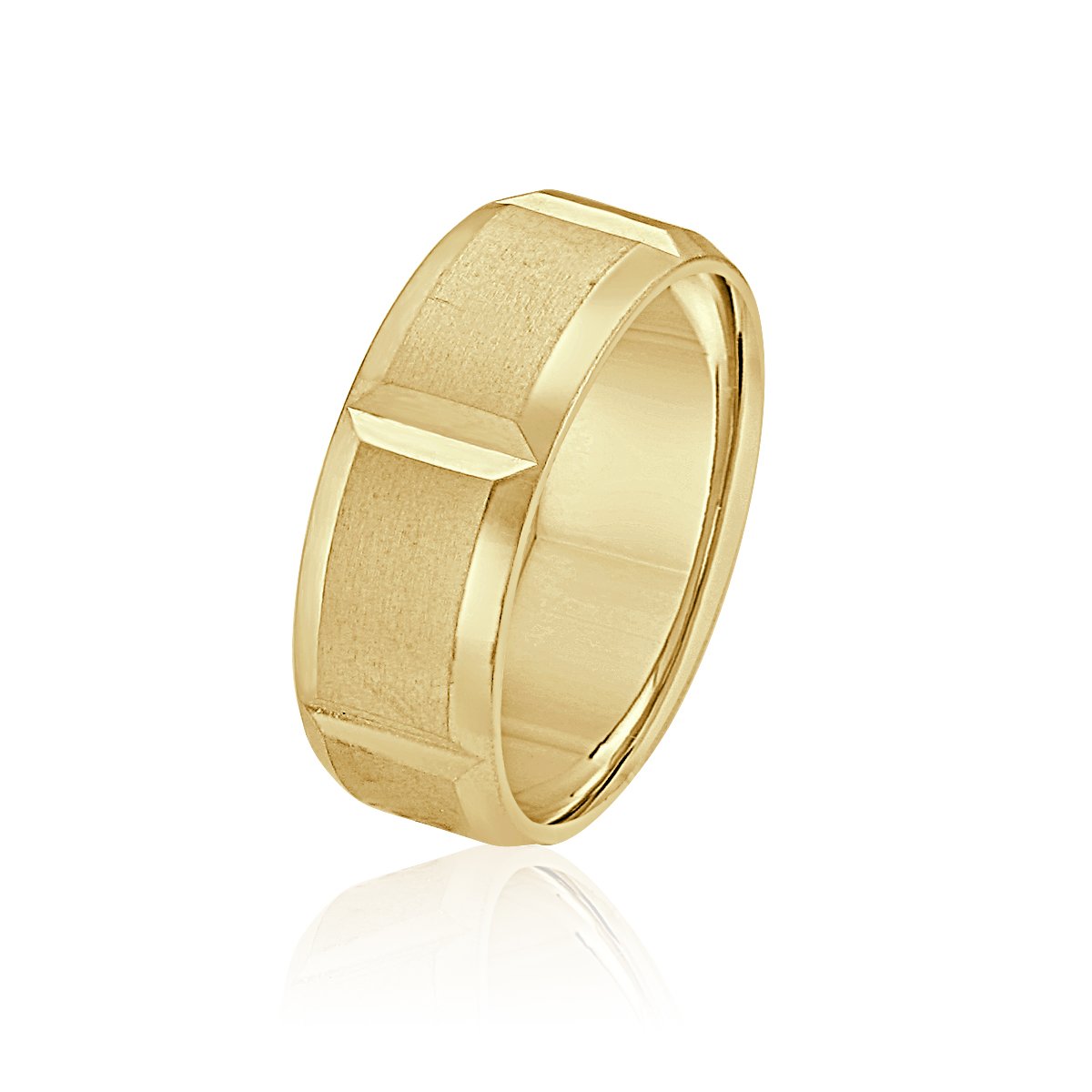 Arthurs Collection Plain White Gold Mens Wedding bands. Arthur's Jewelers