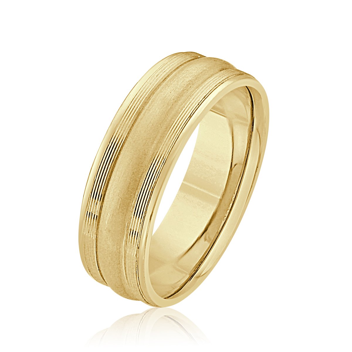 Arthurs Collection Plain White Gold Mens Wedding bands. Arthur's Jewelers