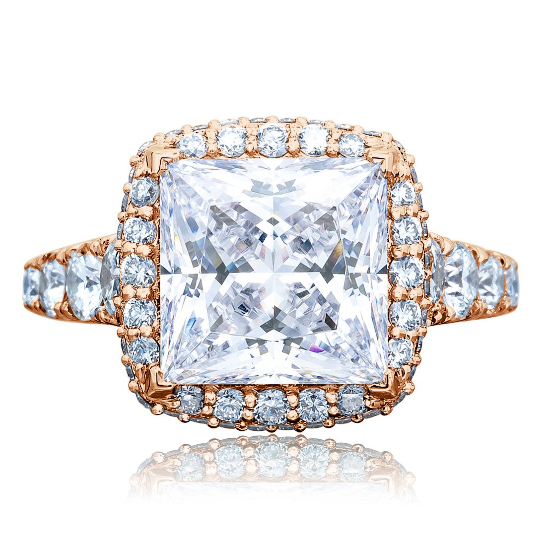 Tacori Halo Platinum Diamond Engagement Ring. Diamond Engagement Rings ...