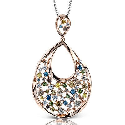 Simon G 18K - Rose Gold Diamond Necklaces. Arthur's Jewelers
