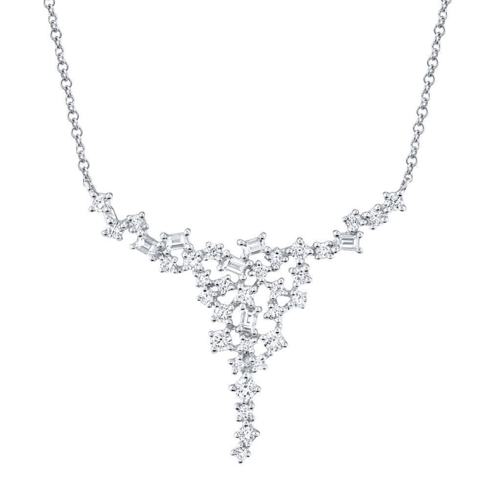 Shy Creation White Gold Diamond Necklaces. Arthur's Jewelers