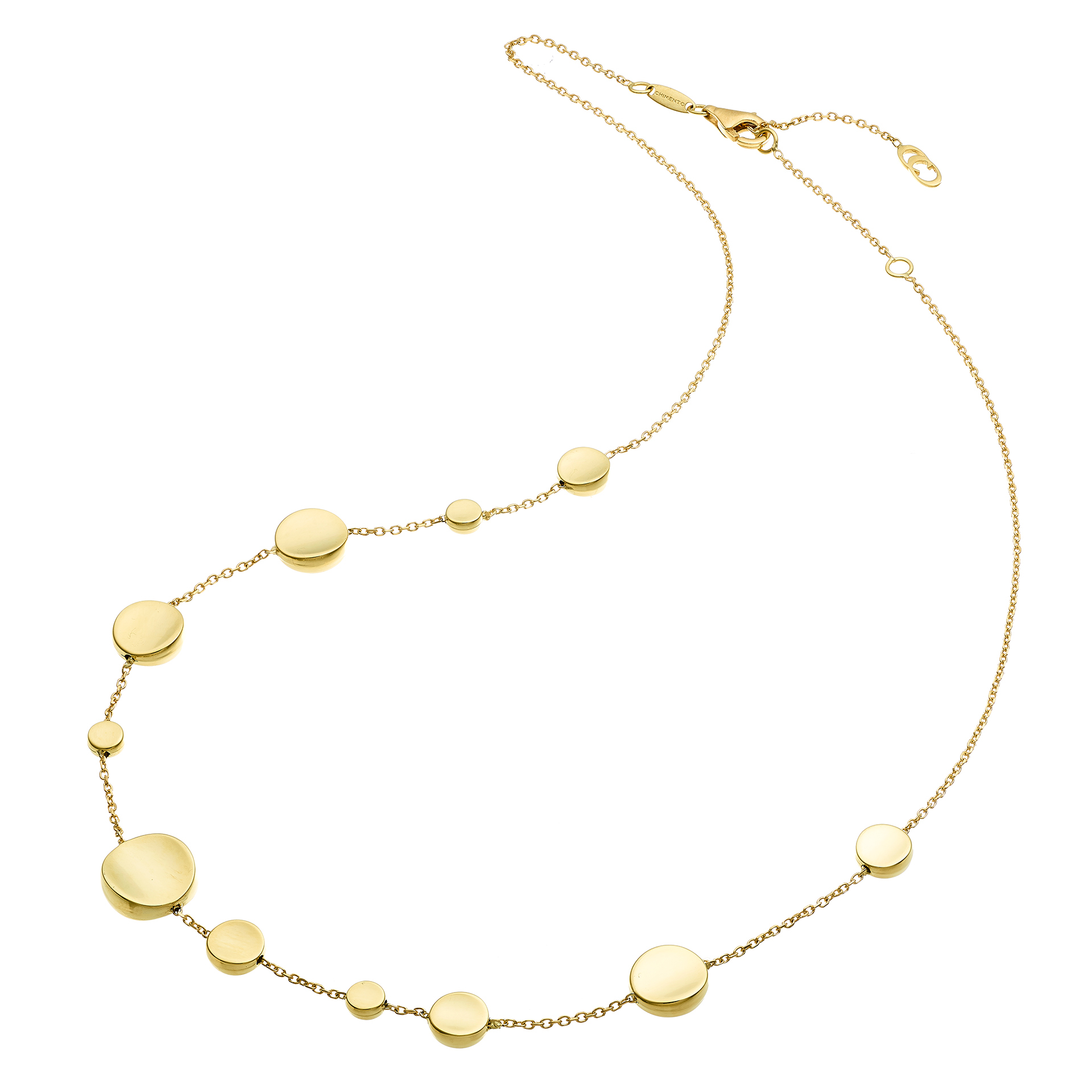 Chimento Yellow Gold Diamond Necklaces. Arthur's Jewelers - Twin