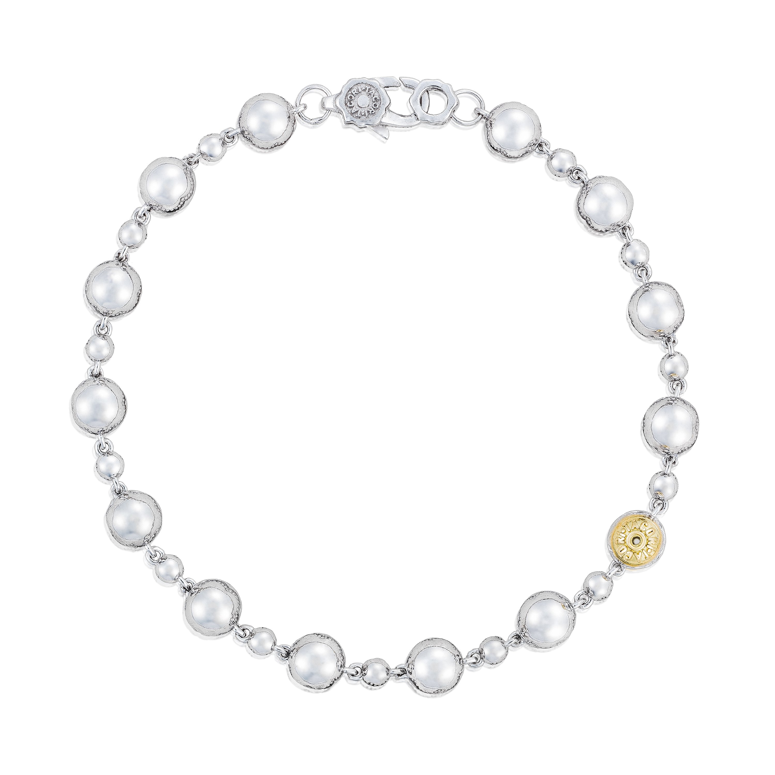 Tacori Sterling Silver Gold And Silver Bracelets. Arthur's Jewelers