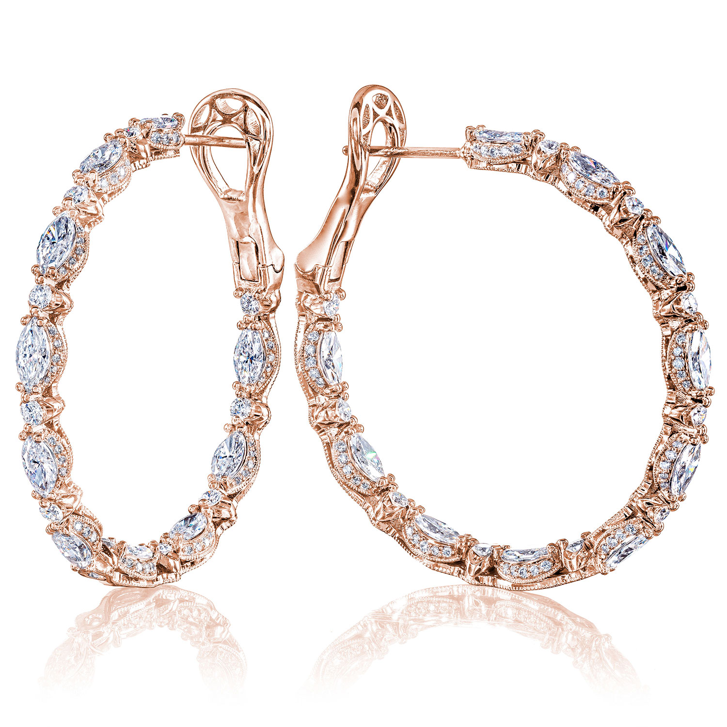 18K Fancy Lightweight Diamond Earring | Pachchigar Jewellers (Ashokbhai)