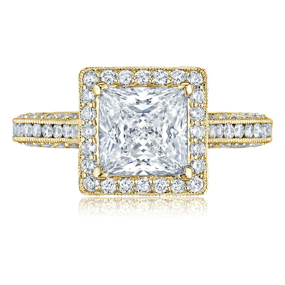 Tacori Halo 18K - White Gold Diamond Engagement Ring. Diamond ...