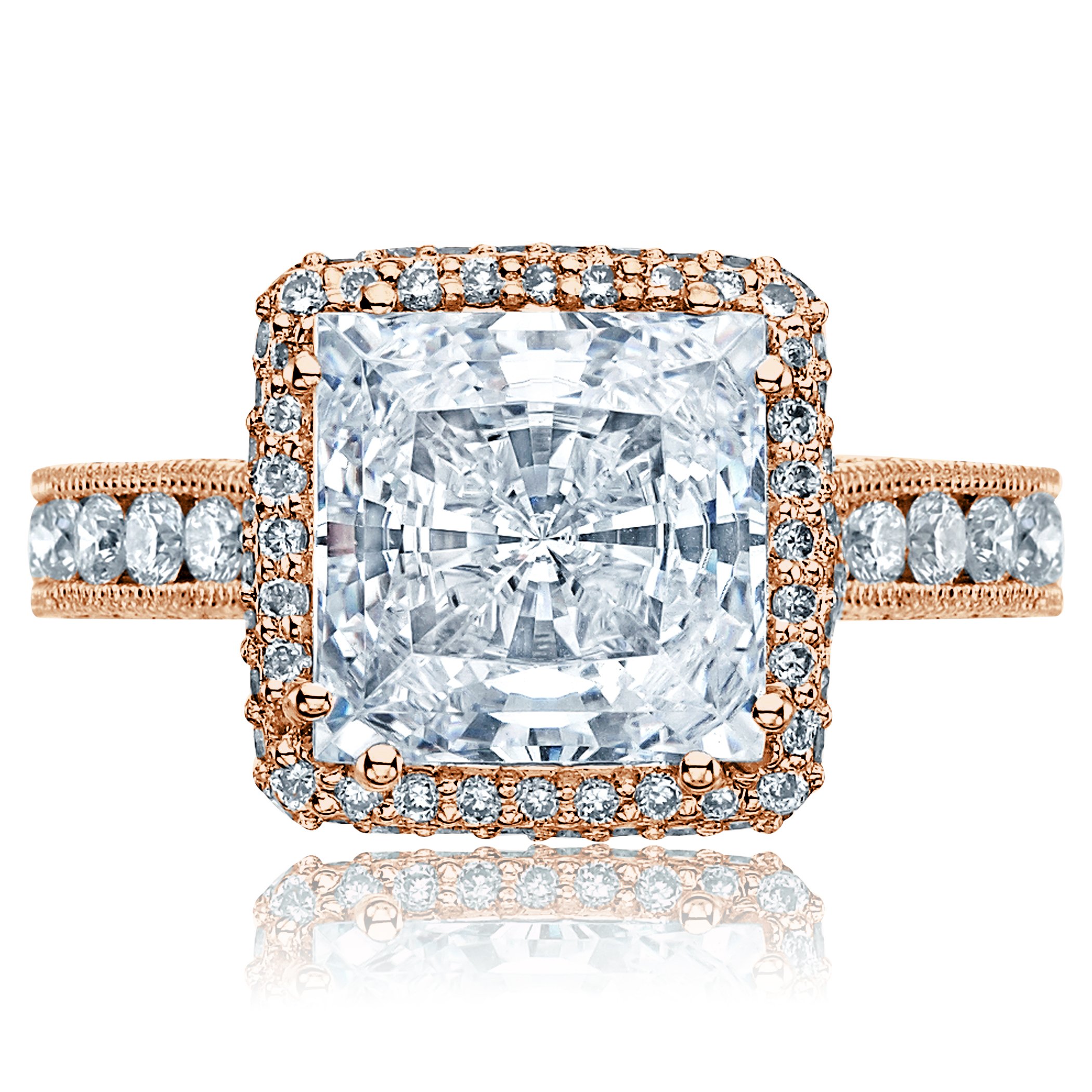Tacori Halo Platinum Diamond Engagement Ring. Diamond Engagement Rings ...