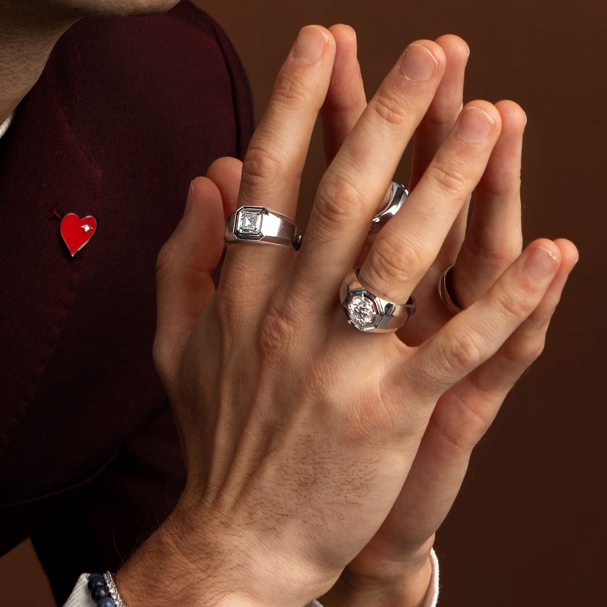 Arthurs Collection White Gold Mens Wedding Arthur's