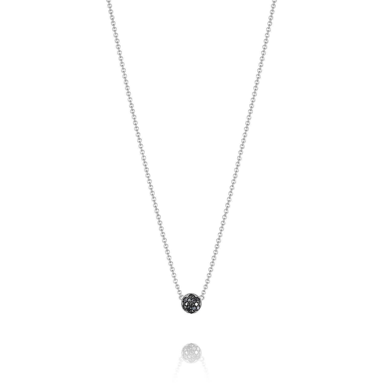 Tacori Sterling Silver Diamond Necklaces. Arthur's Jewelers